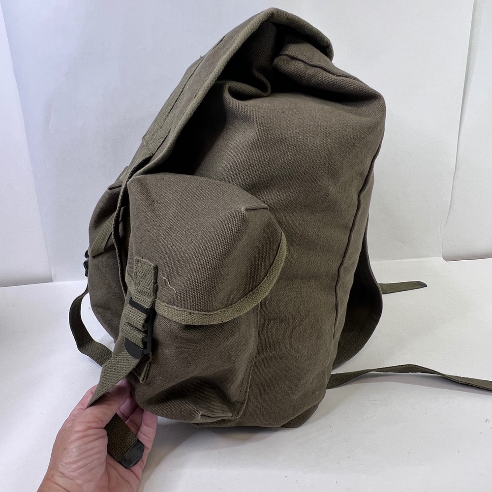 Rothco Olive Drab Mini US Army Style ALICE Pack Canvas Backpack Rucksack - Picture 4 of 15